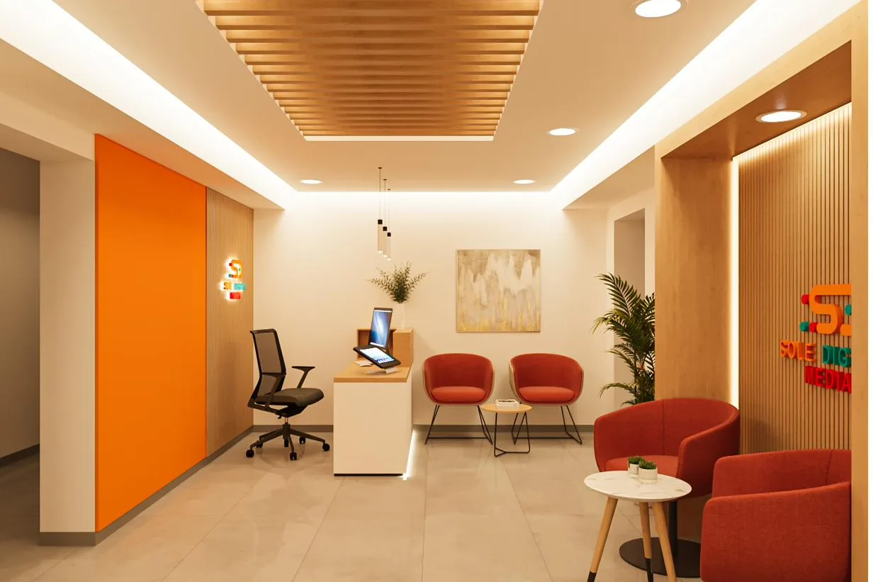 Reception at the Sole Digital Media office in Sousse, Tunisia